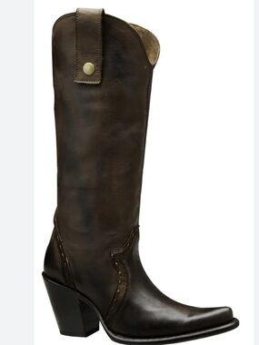 Cuadra Women’s Chocolate Calfskin Leather Western Boots 1W52AT SZ 8